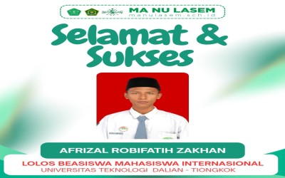 Bikin Bangga! Siswa MA NU Lasem Ini Raih Beasiswa Internasional di Kampus Top Tiongkok